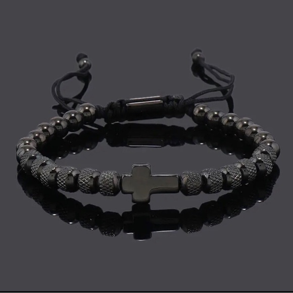 Other - Black Stainless Steel Men's Bracelet